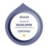 Acquia Certified Developer - Drupal 9 logo